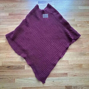 Love Your Melon Burgundy/Wine Knit Shawl l One Size l NWOT